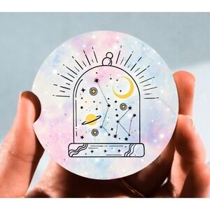 Set‎ of 2 Car Coasters, Celestial 7 Car Coaster, Neoprene Car Coaster